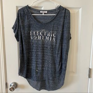 William Rast graphic T-shirt, slouchy fit, Sz M